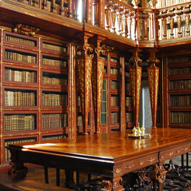 Majestic library in Coimbra